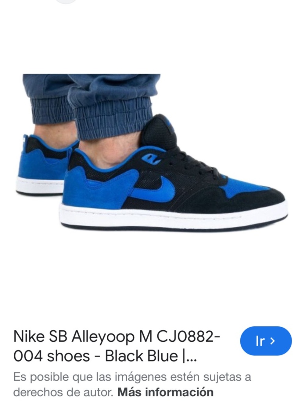 NIKE SB ALLEY OOP BLACK/BLUE